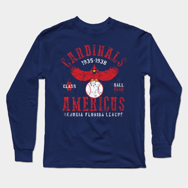 Americus Cardinals Long Sleeve T-Shirt by MindsparkCreative